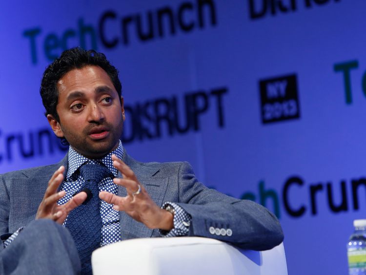NEW YORK, NY - APRIL 29: Chamath Palihapitiya of Social+Capital Partnership speaks onstage at the TechCrunch Disrupt NY 2013 at The Manhattan Center on April 29, 2013 in New York City. (Photo by Brian Ach/Getty Images for TechCrunch)