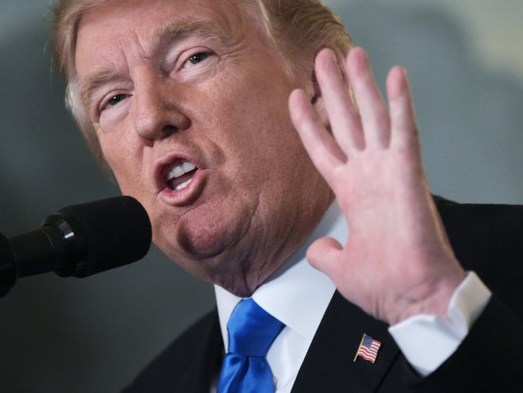 US President Donald Trump declared the US was recognising Jerusalem as the capital of Israel