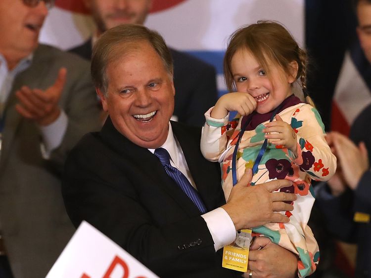 Doug Jones said he was 'truly overwhelmed'