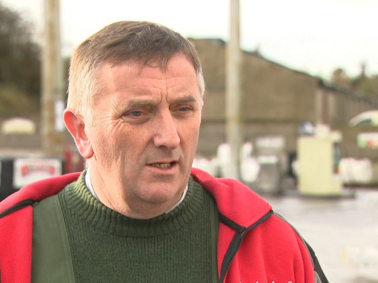 The border cuts through Eamon Fitzpatrick&#39;s grocery, hardware and fuel business on the outskirts of Clones.