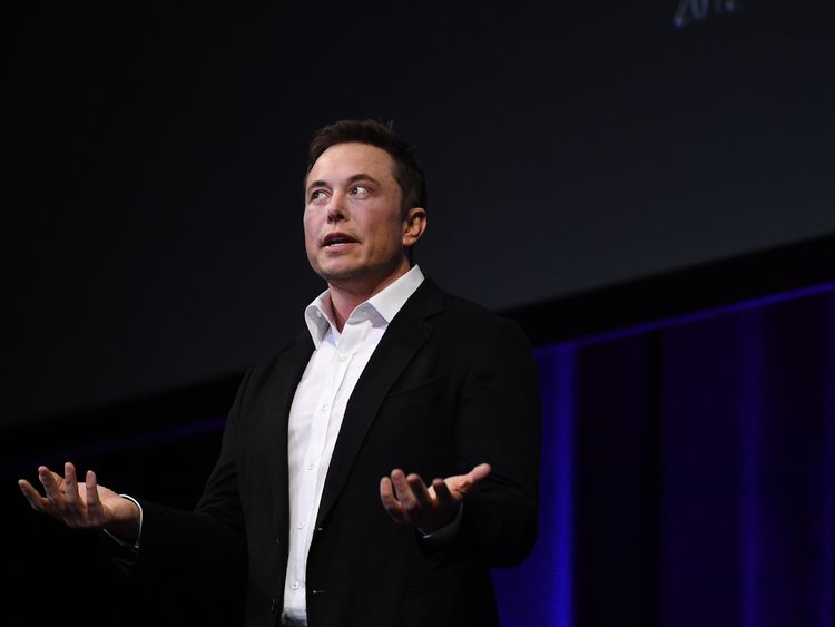 SpaceX CEO Elon Musk speaks at the International Astronautical Congress on September 29, 2017 in Adelaide, Australia. Musk detailed the long-term technical challenges that need to be solved in order to support the creation of a permanent, self-sustaining human presence on Mars.