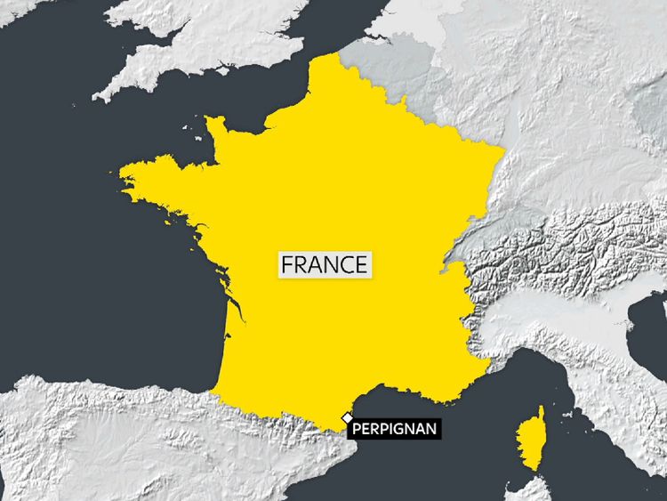 A train has been involved in a fatal collision with a schoolbus near Perpignan in France