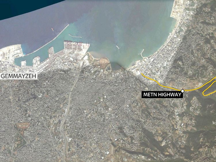 Ms Dykes&#39; body was found by the side of the Metn highway in Beirut