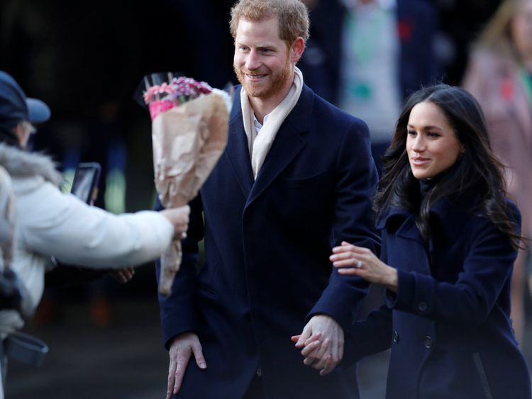 Prince Harry and his fiancee Meghan Markle