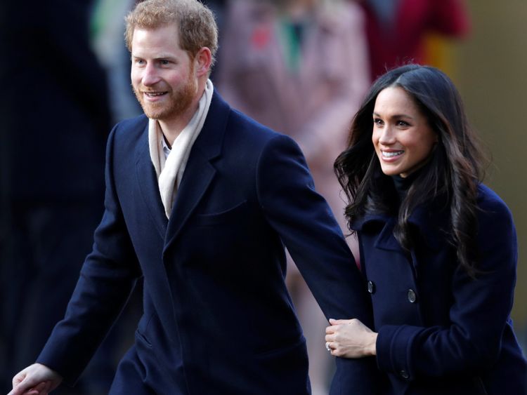 Prince Harry and his fiancee Meghan Markle