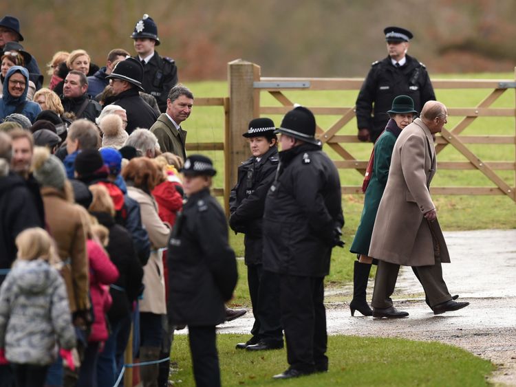 It is claimed the Duke spotted a man with a long beard in the crowd