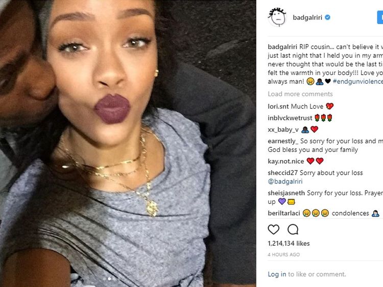 Rihanna's cousin shot dead in Barbados