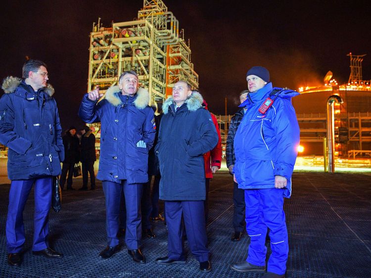 More than 50% of the plant is owned by Russian gas producer Novatek 