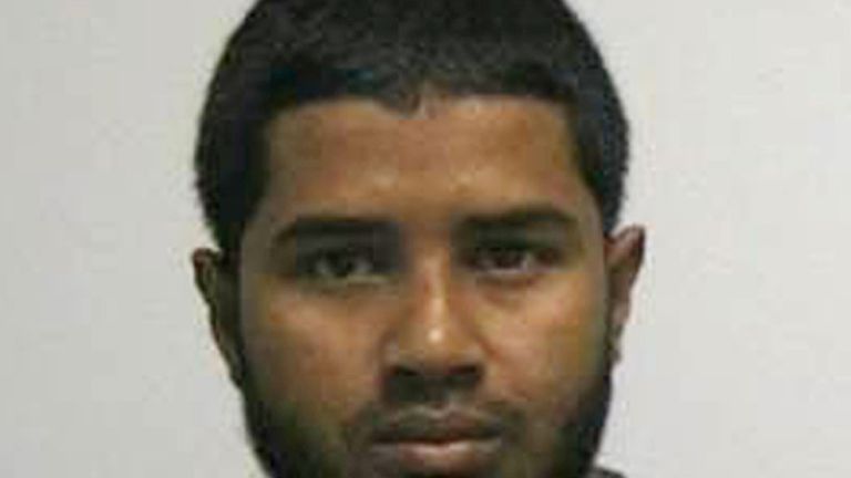 HEADLINE:Handout photo of Akayed Ullah, a Bangladeshi man who attempted to detonate a homemade bomb strapped to...