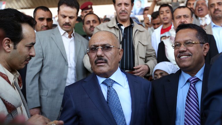 Ali Abdullah Saleh ruled from 1990 to 2012