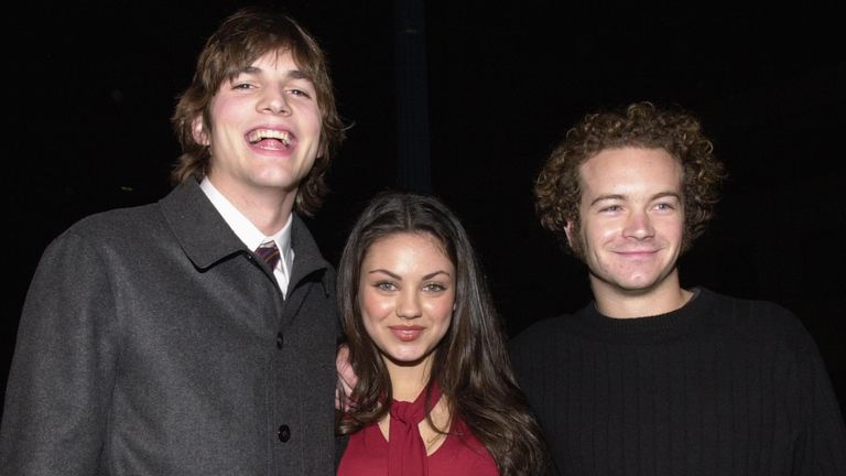 Kutcher, Kunis and Masterson starred together in That 70s Show