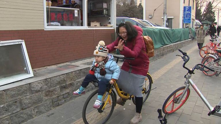 Many people still make good use of the shared bikes
