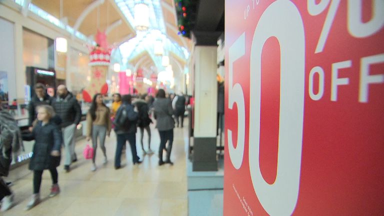Boxing Day sales in Cardiff