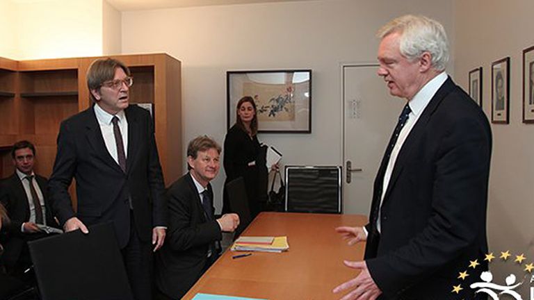 Guy Verhofstadt and David Davis
