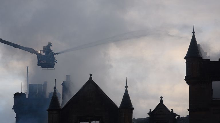 Two people died in the fire at the Cameron House Hotel in Loch lomond