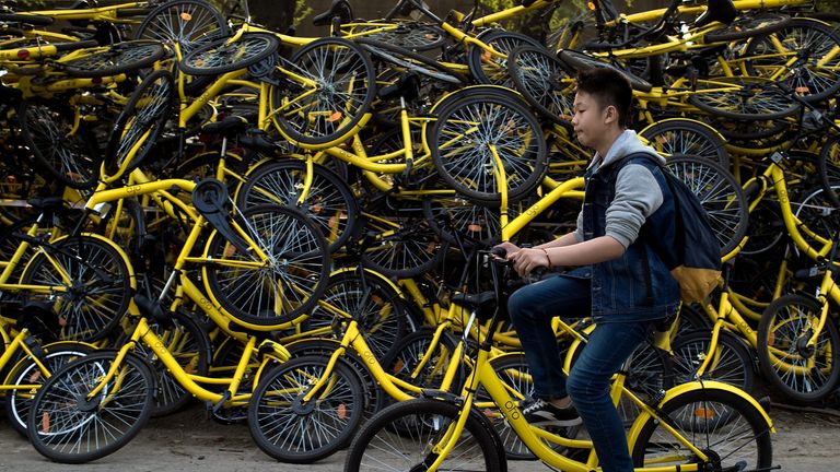 A repair centre in Beijing