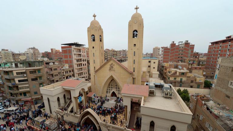 Coptic Christians make up 15% of Egyptians