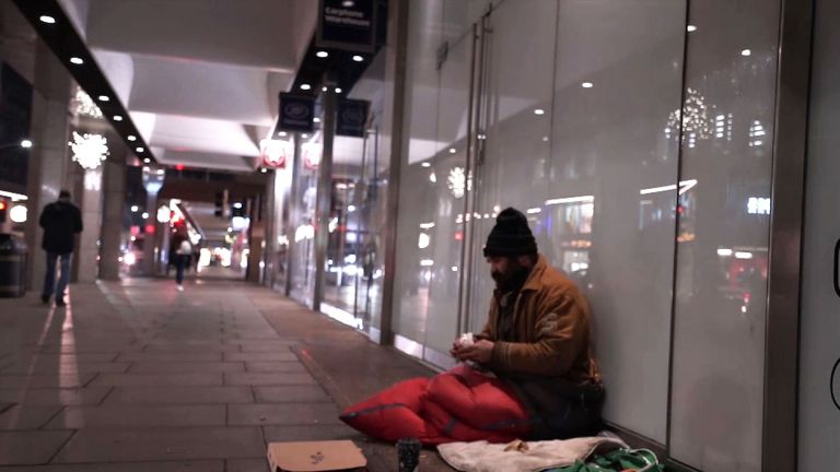 The number of rough sleepers is rising