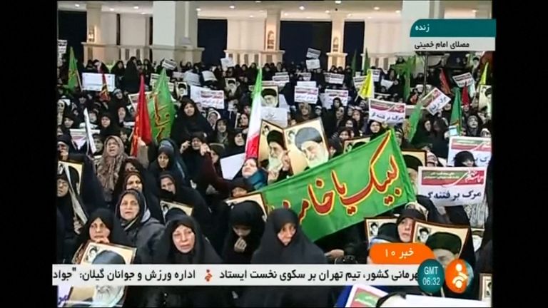 Pro-regime rallies in Iran