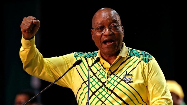 Jacob Zuma told delegates the party was at risk of imploding