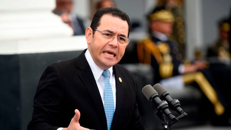 Guatemalan president Jimmy Morales said he is going to move the country&#39;s embassy to Jerusalem 