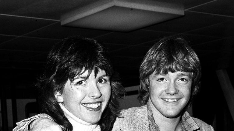 Keith Chegwin and Maggie Philbin in 1980