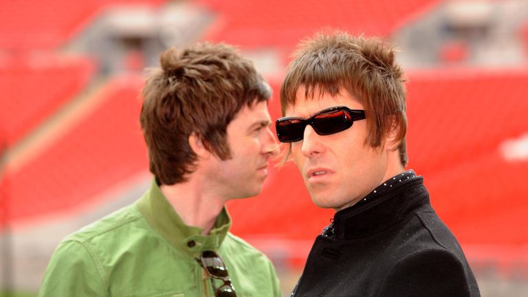 Noel and Liam Gallagher in 2008