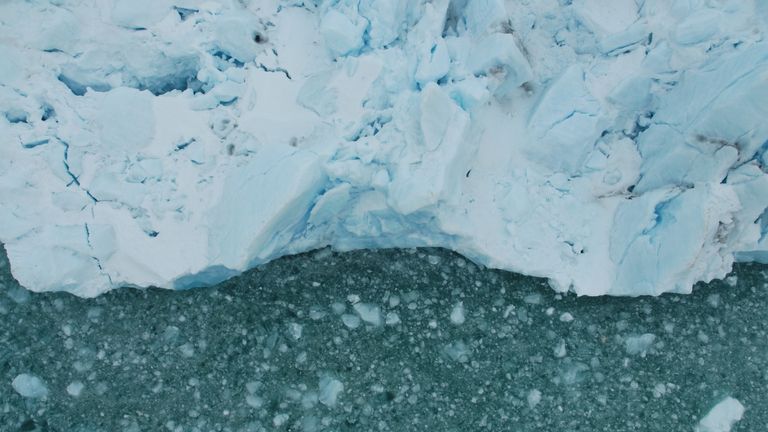 The Arctic ice shelf is retreating as seas warm up
