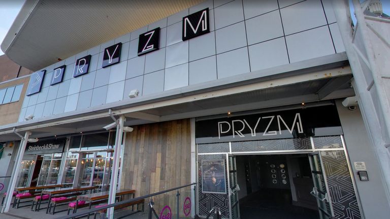The nightclub in Plymouth where two people were found unconscious