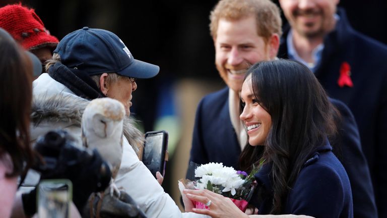 Prince Harry and his fiancee Meghan Markle