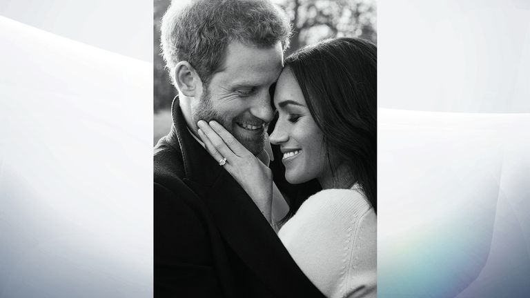 Prince Harry and Meghan Markle. Pic: Alexi Lubomirski