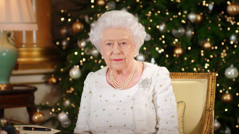 The Queen gives her Christmas broadcast for 2017