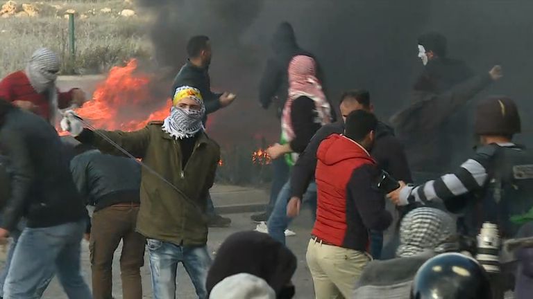 Protests in Ramallah