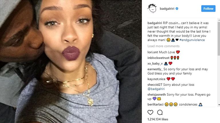 Rihanna&#39;s cousin shot dead in Barbados - Instagram
