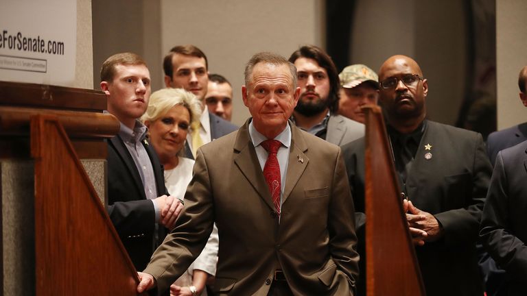 Roy Moore sought a legal battle over fraud claims but it has been rejected