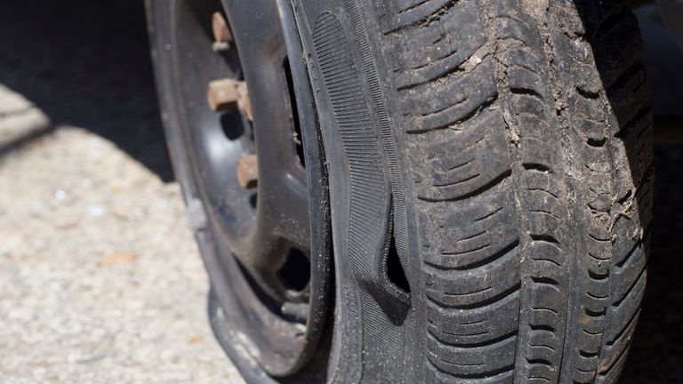 The tyre slasher was caught after hitting 6,000 cars
