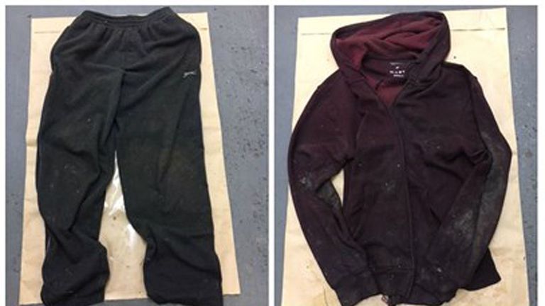 Police had issued photos of the man's clothing in an appeal