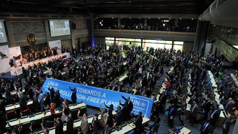 7,000 delegates pledged towards a pollution-free planet