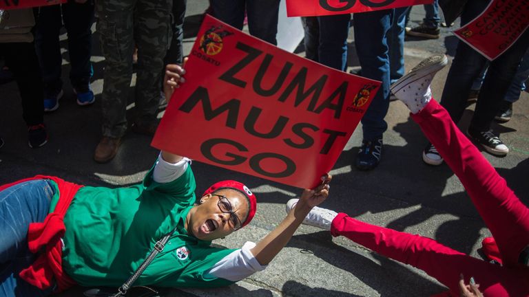 The President has denied the corruption claims