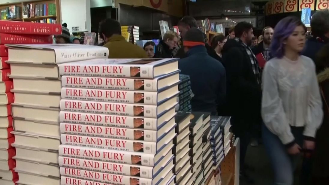 Fire And Fury: Inside The Trump White House sold out in 20 minutes at Kramerbooks in Washington DC