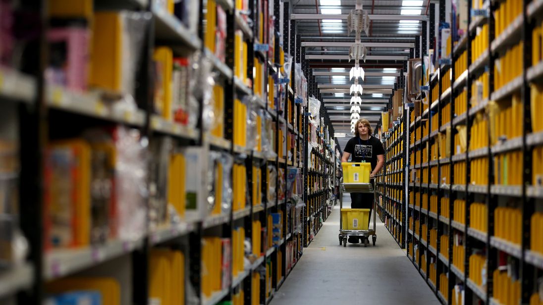 Amazon currently operates a network of 16 UK fulfilment centres