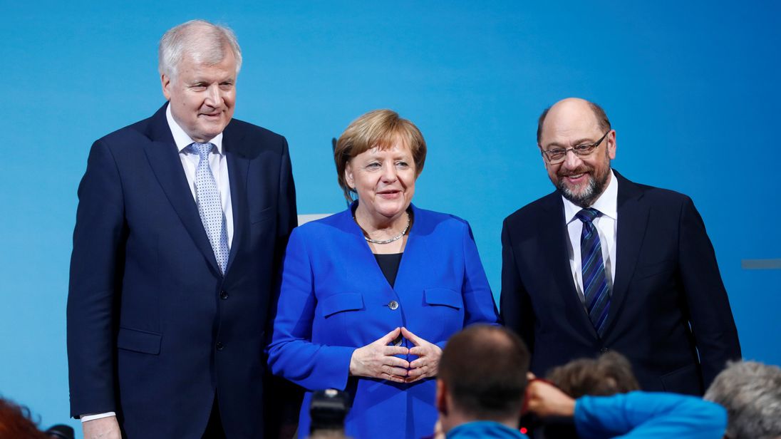 Germany's Merkel makes breakthrough in bid to form coalition