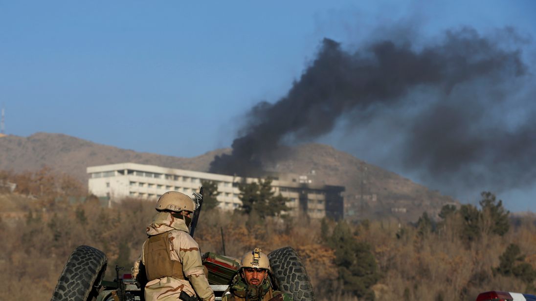 Americans killed in attack on luxury hotel in Afghanistan's capital Kabul