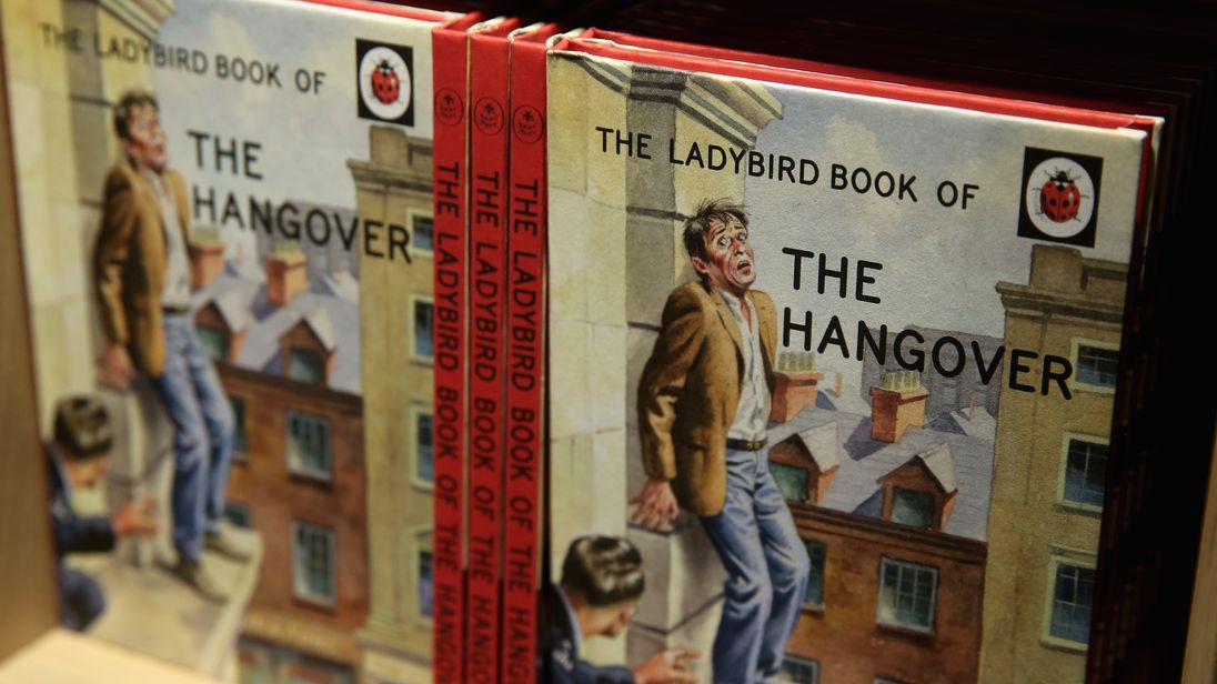 LONDON, ENGLAND - FEBRUARY 01: Ladybird &#39;Books for Grownups&#39; are seen for sale at Foyles on February 1, 2016 in London, England. 