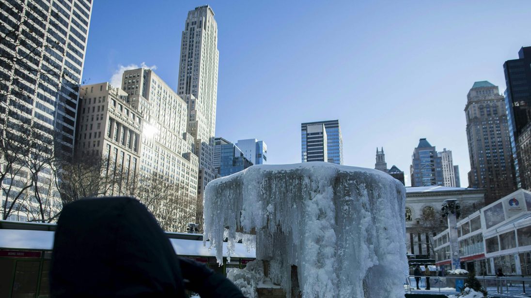 US braces for coldest night in its history