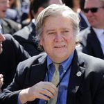 Mr Trump's chief strategist Steve Bannon also exited the White House in August.