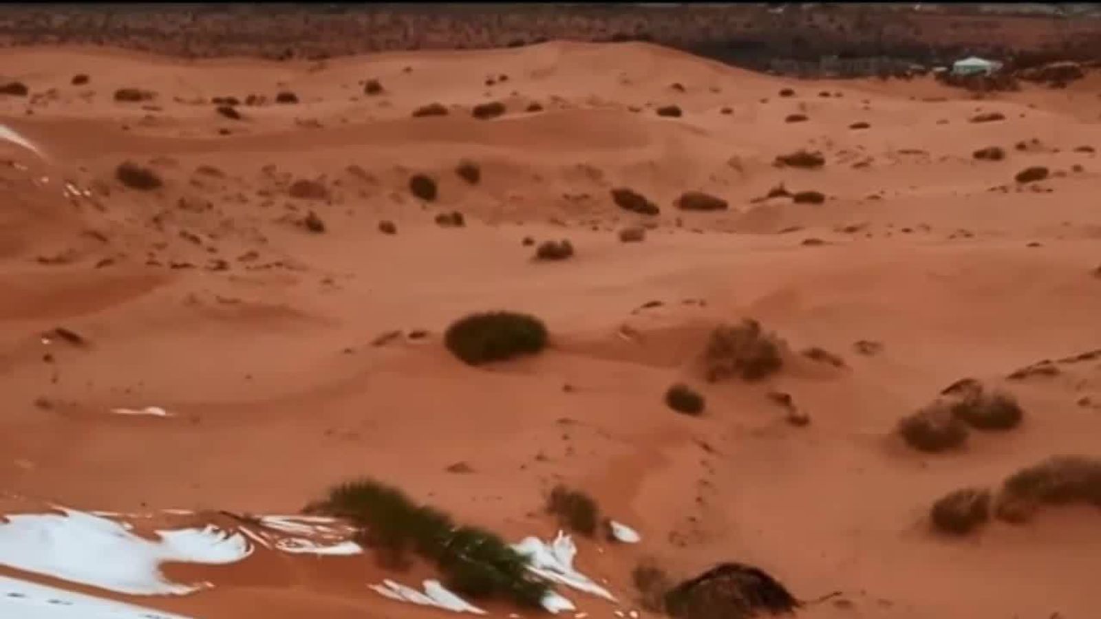 Rare snowfall hits Sahara Desert | News UK Video News | Sky News