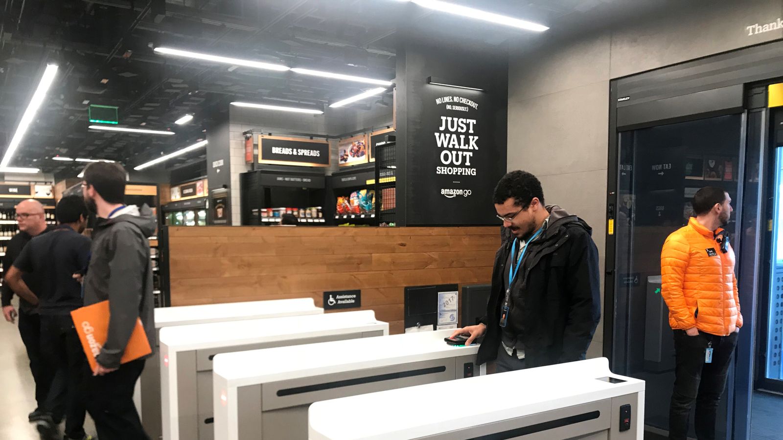 Amazon opens supermarket with no check outs Science & Tech News Sky