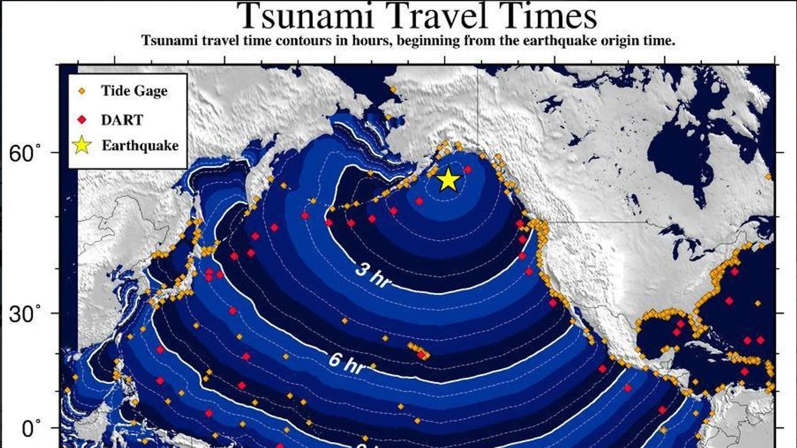 Tsunami fears ease after huge earthquake off coast of Alaska