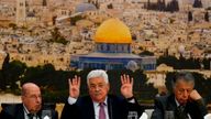 Mr Abbas made the remarks in a two-hour speech in Ramallah